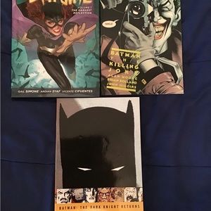 3 Batman trade paperbacks